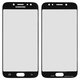 Скло корпуса для Samsung J730F Galaxy J7 (2017), з ОСА-плівкою, чорне