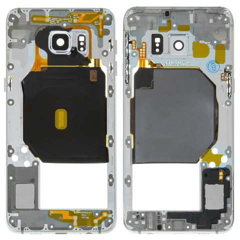 Середня частина корпусу для Samsung G928 Galaxy S6 EDGE Plus, біла