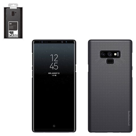 Чехол Nillkin Air Case для Samsung N960 Galaxy Note 9, черный, перфорированный, пластик, #6902048161016