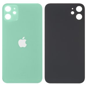 Задняя панель корпуса для iPhone 11, зеленая, нужно снять стекло камеры, small hole