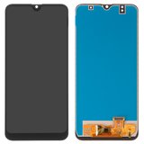 Дисплей для Samsung A307 Galaxy A30s, чорний, без рамки, Сopy, (TFT)