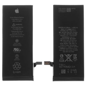 Акумулятор для iPhone 6, Li Polymer, 3,82 B, 1810 мАг, High Copy, original IC, #616 0805 616 0809 616 0806