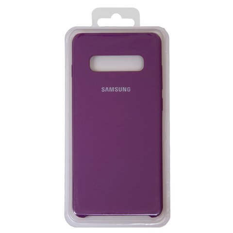 Чехол для Samsung G975 Galaxy S10 Plus, фиолетовый, Original Soft Case, силикон, grape 43 