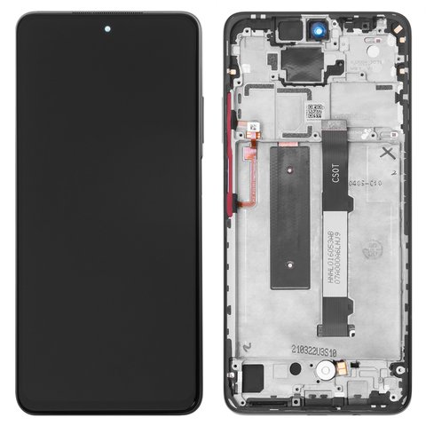 Дисплей для Xiaomi Mi 10T Lite, синий, с рамкой, Original, M2007J17G