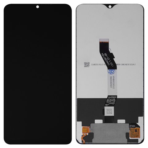 Дисплей для Xiaomi Redmi Note 8 Pro, чорний, без рамки, Сopy, In Cell, M1906G7I, M1906G7G