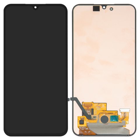Дисплей для Samsung A346 Galaxy A34 5G, чорний, без рамки, Original PRC , original glass
