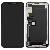 Дисплей для iPhone 11 Pro Max, чорний, з рамкою, Copy, (TFT), ZY LTPS FHD