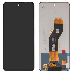 Дисплей для Tecno Pop 8, Spark 20 KJ5 , Spark 20C BG7 , Spark Go 2024  BG6 ; Infinix Hot 40i X6528B , Smart 8 X6525 , черный, без рамки, Original PRC , FPC6615