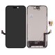 Дисплей для iPhone 15, черный, с рамкой, High Copy, без микросхемы, (OLED), GX OEM hard
