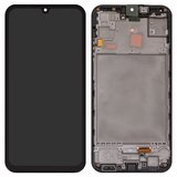 Дисплей для Samsung M156 Galaxy M15, чорний, з рамкою, Original (PRC)