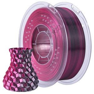 Филамент для 3D принтера ELEGOO PLA Silk Black Red, 1 кг