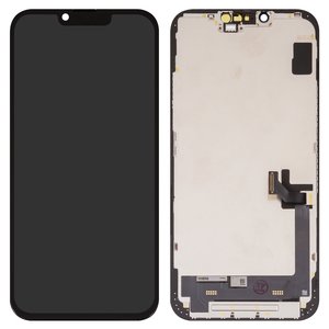 Дисплей для iPhone 14 Plus, черный, с рамкой, Copy, TFT , ZY, LTPS HD+