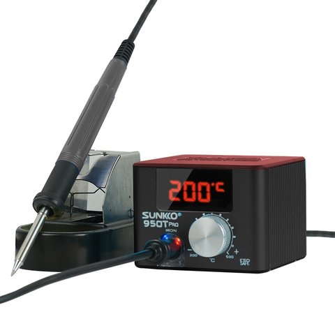 Паяльная станция SUNKKO 950T Pro, цифровая, 75 Вт, черная