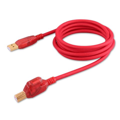 GPG USB A B cable with external power connector