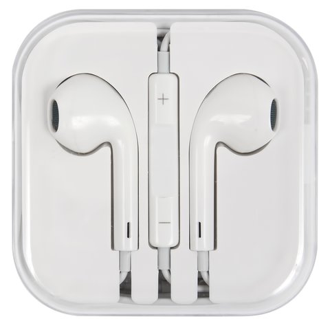 Headphone compatible with Apple Cell Phones; Apple Tablets; Apple MP3 Players, white 
