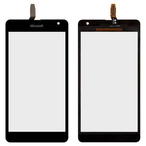 Touchscreen compatible with Microsoft Nokia  535 Lumia Dual SIM, black  #CT2S1973FPC A1 E