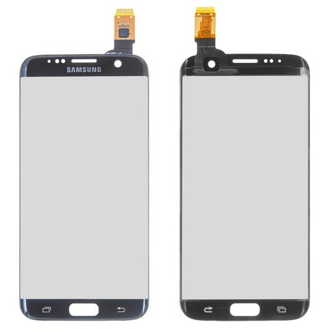 Touchscreen compatible with Samsung G935F Galaxy S7 EDGE, G935FD Galaxy S7 EDGE Duos, dark blue 