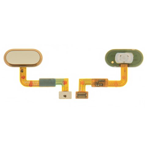 Flat Cable compatible with Meizu M3x, menu button, golden 
