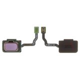 Flat Cable compatible with Samsung G960F Galaxy S9, G965F Galaxy S9 Plus, (for fingerprint recognition (Touch ID), purple)