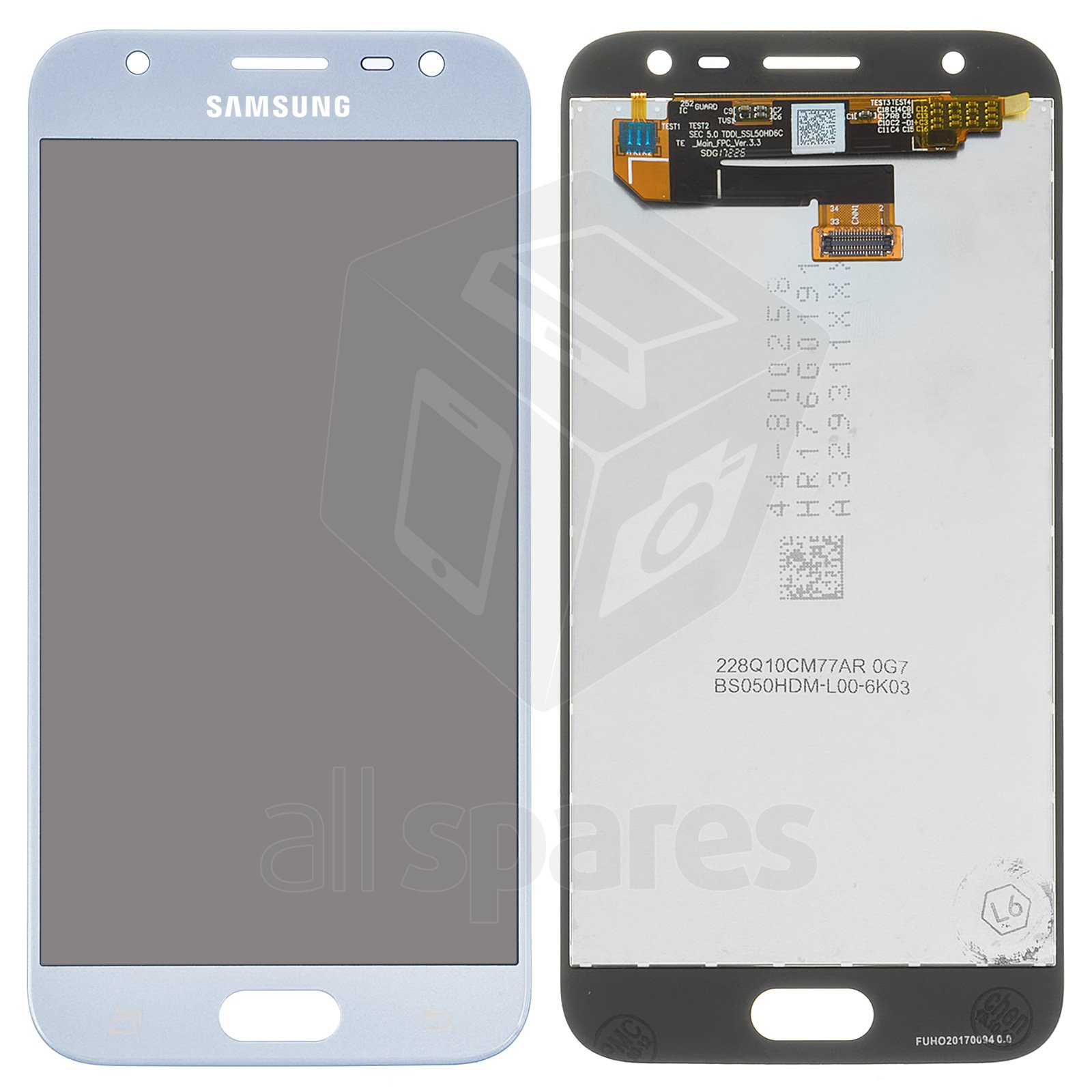 Lcd Compatible With Samsung J330 Galaxy J3 17 Blue With Touchscreen With Light Adjustable Tft Best Copy Copy All Spares