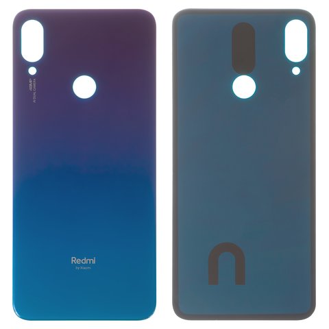 Panel trasero de carcasa puede usarse con Xiaomi Redmi Note 7, azul, M1901F7G, M1901F7H, M1901F7I
