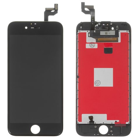 LCD compatible with iPhone 6S, black, with frame, AAA, Tianma+ 