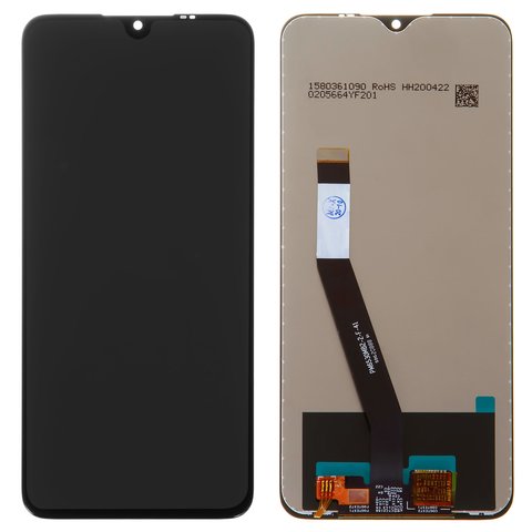 LCD compatible with Xiaomi Poco M2, Redmi 9, black, without frame, High Copy, M2004J19G, M2004J19C 