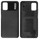 Panel trasero de carcasa puede usarse con Xiaomi Poco M3, negra, M2010J19CG