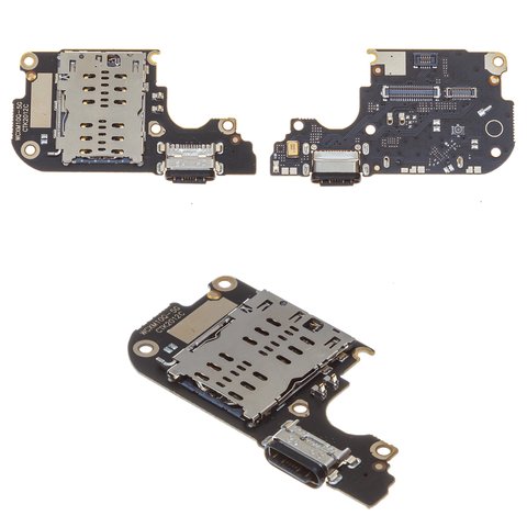 Flat Cable compatible with Xiaomi Mi 10 Lite, charge connector, Copy, charging board, M2002J9G 