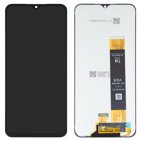 LCD compatible with Samsung A135 Galaxy A13, A137 Galaxy A13, A236B Galaxy A23 5G, M135 Galaxy M13, M236B Galaxy M23, M336B Galaxy M33, black, without frame, Original PRC , SM M236B V06 