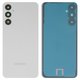 Panel trasero de carcasa puede usarse con Samsung A057 Galaxy A05s, blanco, con vidrio de cámara, silver