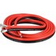 Wire In Silicone Insulation 2x10AWG, (5.3 mm², 1 m, red, black, UL3135)