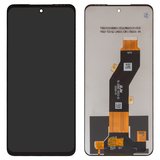 LCD compatible with Infinix Smart 8 Plus (X6526), (black, without frame, High Copy, 15-32402-14313-51, XSXFPC6615-1B)
