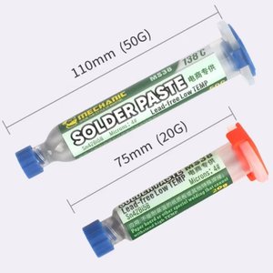 BGA Paste Mechanic MS38, Sn 42%, Bi 58%, 138 °C, 20 g 