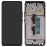 Дисплей для Xiaomi Poco M6 Pro 4G, Redmi Note 13 Pro 4G, Redmi Note 14S, черный, с рамкой, Сopy, (TFT)