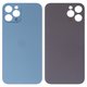 Housing Back Cover compatible with iPhone 12 Pro, (dark blue, no need to remove the camera glass, Original (PRC), big hole)