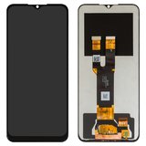LCD compatible with Nokia C22, C32, (black, without frame, original (change glass) )