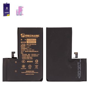 Battery Mechanic compatible with Apple iPhone 15 Pro Max, Li Polymer, 3.86 V, 4640 mAh, High Capacity, without error "Unknown Part", diagnosable battery 