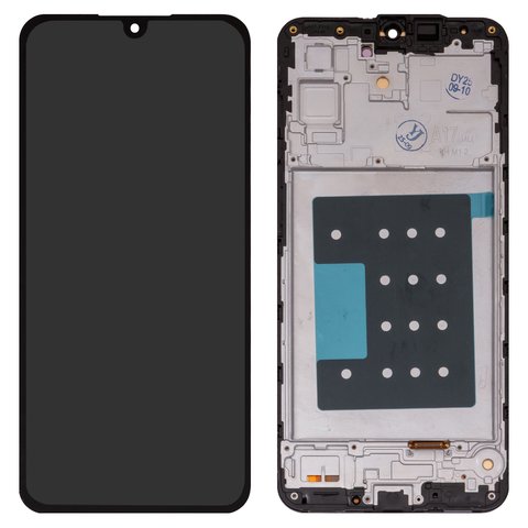 LCD compatible with Samsung A175 Galaxy A17 4G, black, with frame, High Copy, OLED  