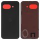 Housing Back Cover compatible with Google Pixel 9a, (black, obsidian)