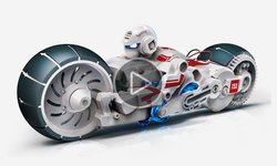 Відеоогляд конструктора CIC 21-753 Робот-мотоцикл на енергії солоної води