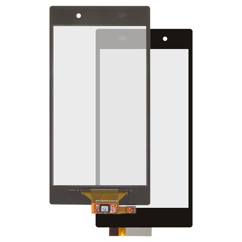 Touchscreen compatible with Sony C6902 L39h Xperia Z1, C6903 Xperia Z1, black 