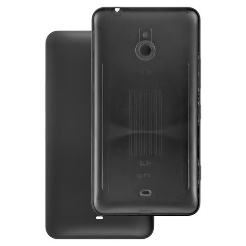 Housing Back Cover compatible with Nokia 1320 Lumia, black, with side button 
