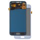 LCD compatible with Samsung J250 Galaxy J2 (2018), J250 Galaxy J2 Pro (2018), (blue, with light adjustable, Best copy, without frame, Copy, (TFT))