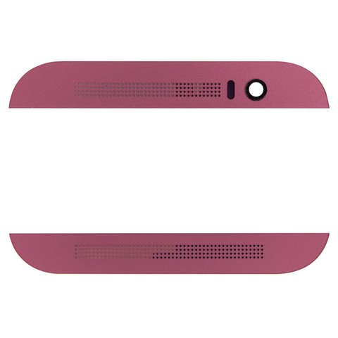 Top + Bottom Housing Panel compatible with HTC One M8, pink 