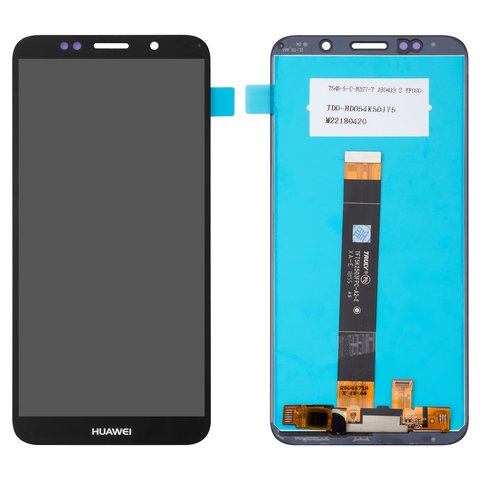 LCD compatible with Huawei Honor 7A 5,45", Honor 7s, Y5 2018 , Y5 Prime 2018 , black, Logo Huawei, without frame, Original PRC , DUA L22  