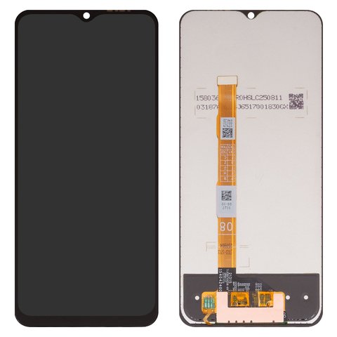 LCD compatible with Vivo Y31 2021 , Y51 2020 , Y52s, Y53s, Y72 5G, black, without frame, High Copy 