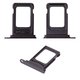 SIM Card Holder compatible with iPhone 15, iPhone 15 Plus, (black, single sim)