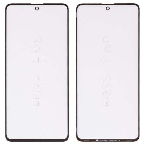 Housing Glass G+OCA PRO compatible with Samsung N770 Galaxy Note 10 Lite, with OCA film, black 