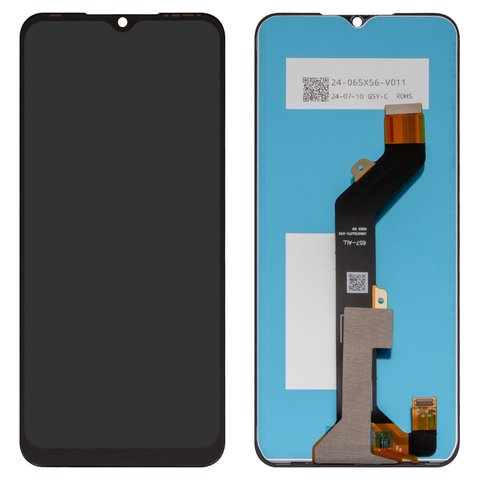 LCD compatible with Tecno Spark 7 KF6n , Spark 7 Go KF6m ; Infinix Hot 10i, Smart 5 Pro PR652B , black, without frame, Box FPC6504 TXDI650CBAPU 5V3H